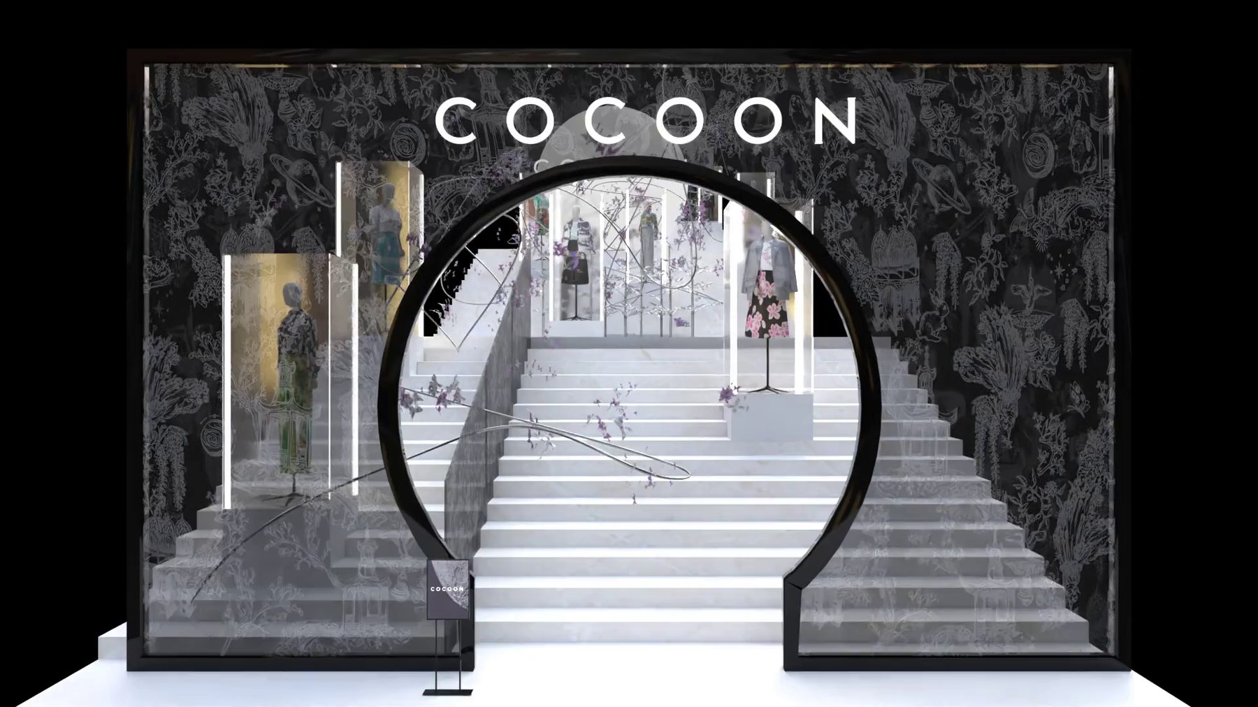 COCOON 南宁万象城艺术展空间效果